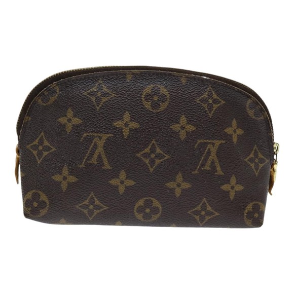 LOUIS VUITTON Monogram Pochette Cosmetic PM Cosmetic Pouch M47515 LV Auth hk1482 - Picture 2 of 16